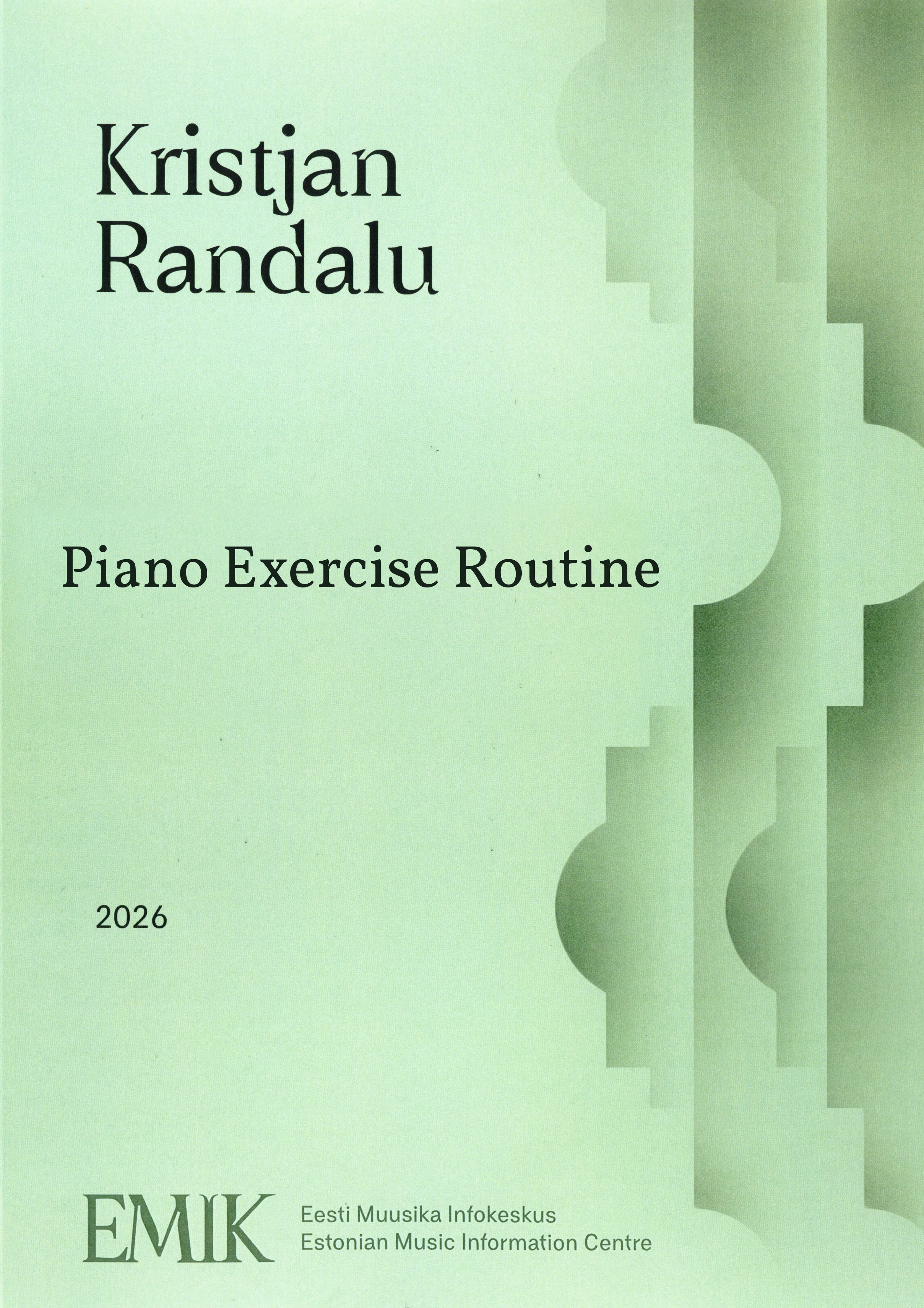 Piano Exercise Routine